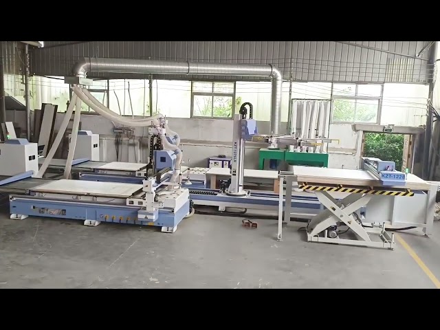 Automatic furniture production line
