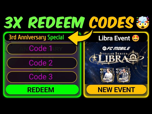 3 New Redeem Codes x Libra Event x 7 Leaks of FC Mobile | Mr. Believer