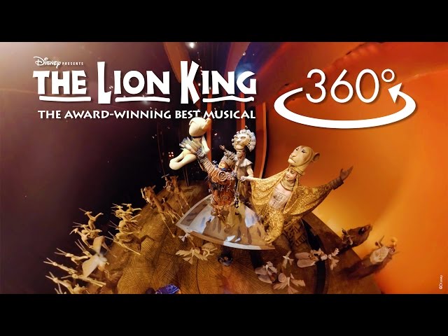 'Circle of Life' in 360º | THE LION KING on Broadway