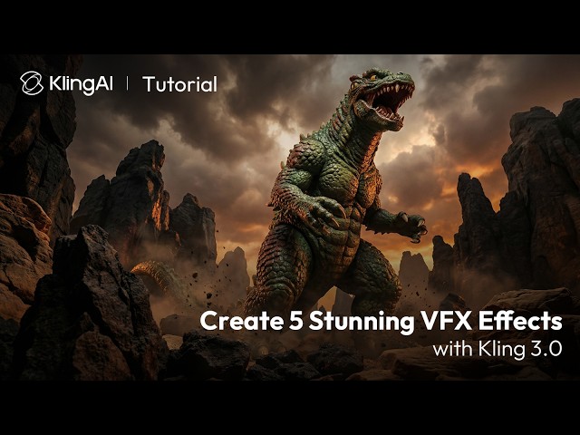 5 Easy VFX Effects You Can Create with Kling 3.0 Series Model | Tutorial