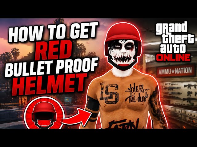 *UPDATED* How To Get The Red BulletProof Helmet In GTA 5 Online!