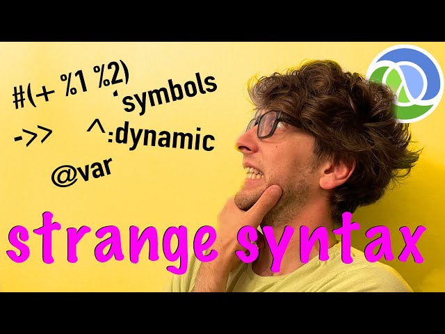 Clojure Syntax - The odd bits
