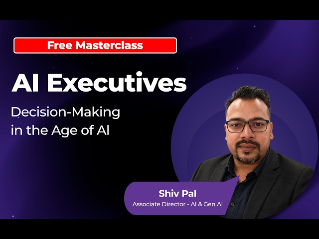 AI for Executives | How Leaders Can Use AI for Smarter Decision-Making