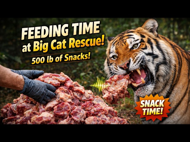 BIG CATS Getting Snacks!