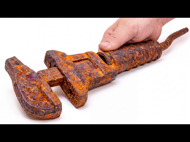 RESTORATION Super Rusty Old HawkBill Railroad Wrench!