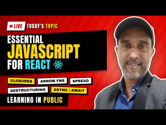 Learning in Public - JavaScript for ReactJS
