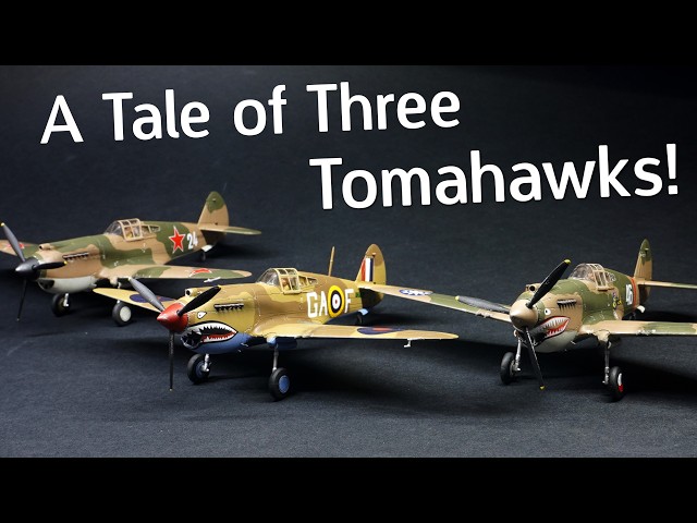 I'm Not Obsessed . . . Honest! Building Three Airfix Tomahawks in 1/72 Scale - Plastic Model Review