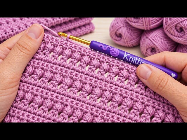 FANTASTIC!🧶🩷Very Simple and Beautiful Crochet pattern/ Crochet baby blanket
