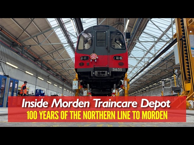 Let's Go .. Inside Morden Traincare Depot!