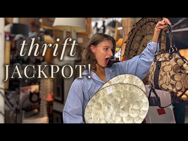 My BEST thrift flip ever! Thrift + Decorate | 90% off everything!
