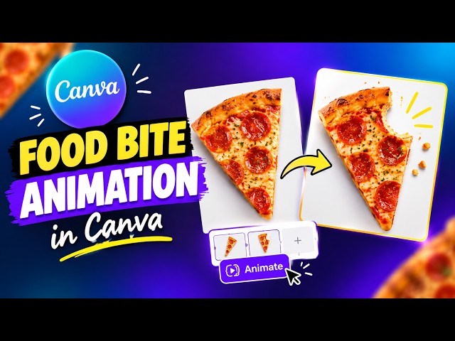 The Easiest Food Animation You Can Make in Canva