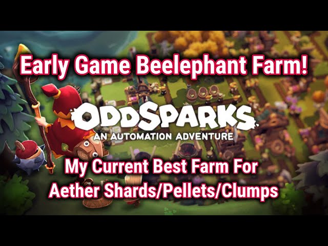 Early Game Beelephant Farm - Oddsparks Automation Guide - My Best Farming Build For Aether!