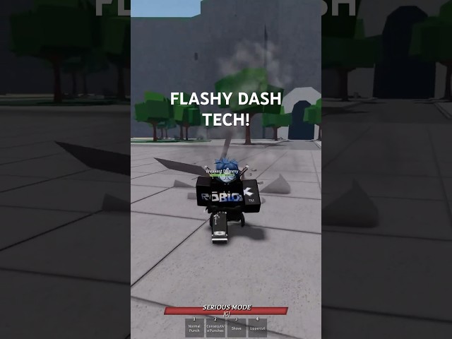 FLASHY DASH TECH TUTORIAL! | The Strongest Battlegrounds