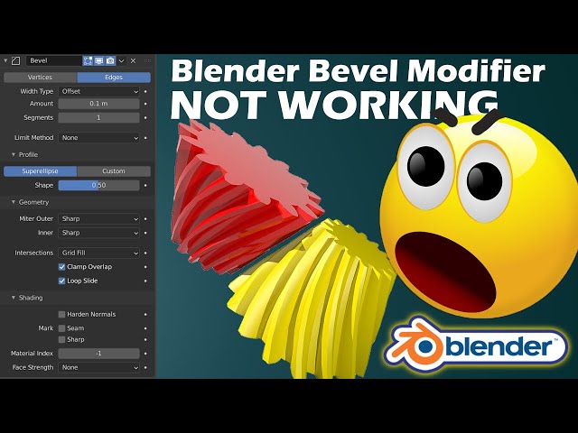 Blender Bevel Modifier Not Working | How Do I Fix It?