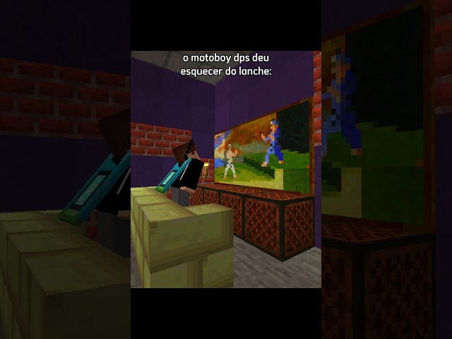 O motoboy estresso #mineraftmeme #schorts #memes