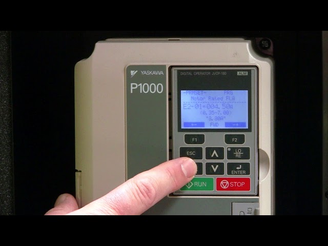Yaskawa P1000 Motor Parameter Setup