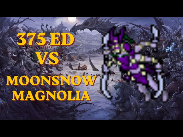 Tibia Moonsnow Magnolia First Attempt | Easier Than Expected? 375 Elder Druid!