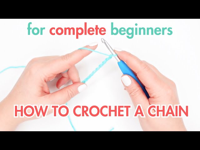 Crochet Chain Tutorial | How to make a foundation chain for beginners
