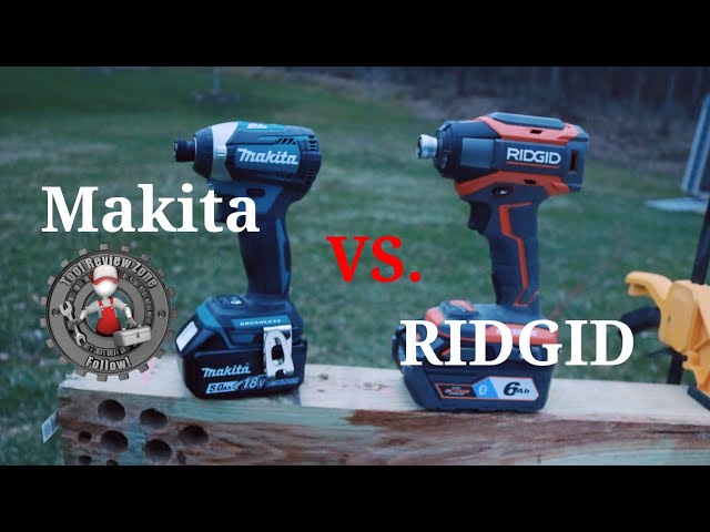 All new RIDGID OCTANE Impact Vs. Makita LXT Impact (TOOL DUEL!) XDT12Z - R86039B