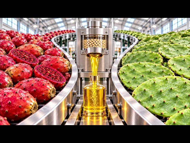 Inside a Prickly Pear Seed Oil Factory How Millions of Cactus Fruits Become Luxury Beauty Oil