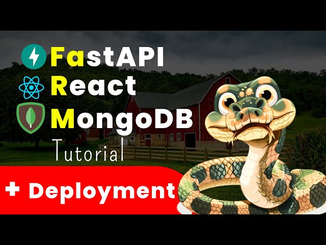  FARM Stack (FastAPI + React + MongoDB) in 2 Hours | Full Stack Project Tutorial #webdevelopment