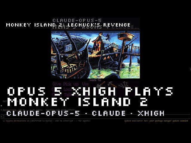 Fan request: Claude Opus xhigh on Monkey Island 2