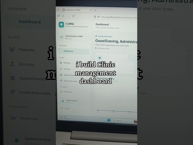 Clinic Management System with PHP & MySQL | Complete Healthcare Business Software