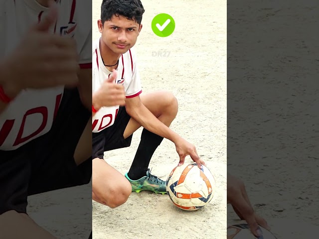 Top Corner Curved Power Shot Football Soccer Players Tutorial 💪⚽#football #shorts #power #tutorial