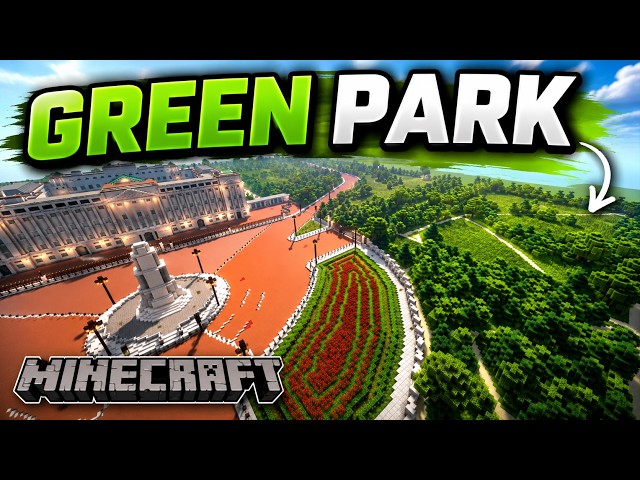 I Built London’s Green Park in Minecraft! 🌳| Timelapse