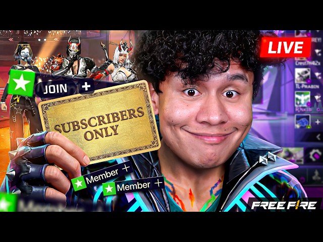 Live Free Fire Custom Rooms & Gameplay with Subscribers ❤️ #live #shortsfeed #tondegamer