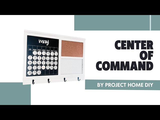 Center of Command | DIY Home Family Message Center