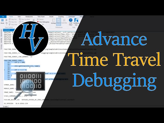 Introduction to advanced time travel debugging. WinDBG, can step BACKWARDS !