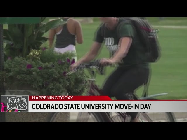 Colorado State University move-in day