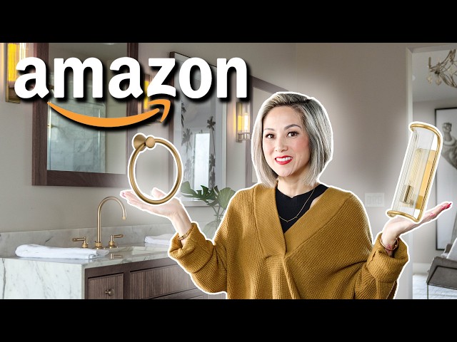 Make Your Bathroom Look Expensive on a Budget! (Amazon Must-Haves) | Julie Khuu