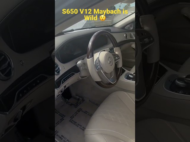 Mercedes Benz S650 V12 Maybach is Wild
