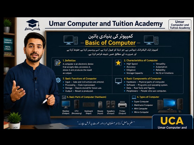 The basics of Computer#The best explanation from Umar Computer and Tuition Academy#Please Subscribe#