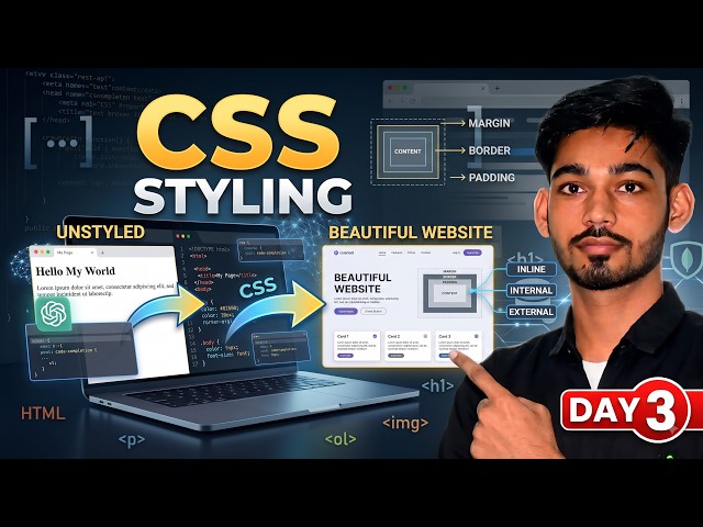 🚀 AI Powered Full Stack Web Development Course 2026 | Day 3