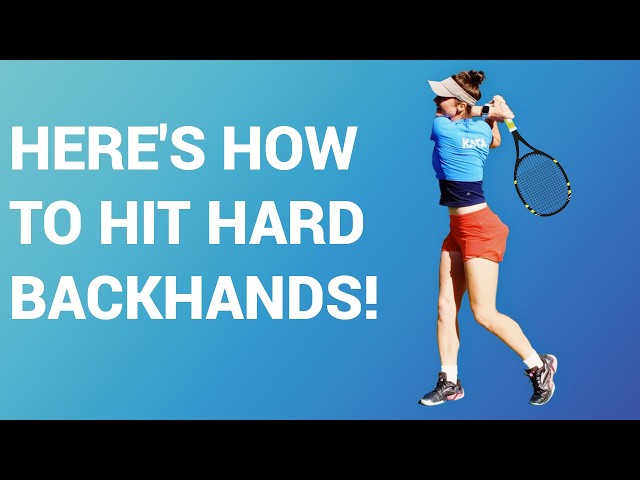 Why you can't hit hard Backhands...