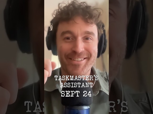 Taskmaster's Tom Cashman on the box, the cards, and the coffee problem 🎤 #taskmasterau