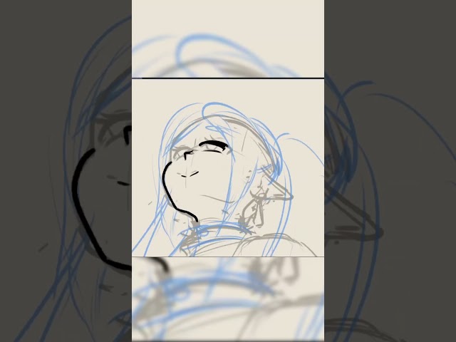 This angle is very difficult to draw #Frieren #digitalart