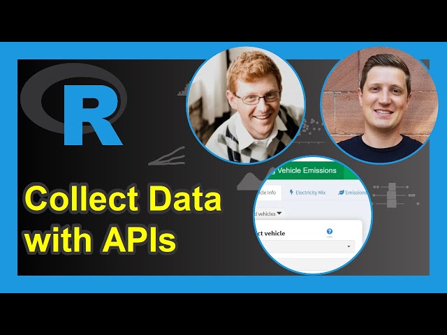 Access & Collect Data with APIs in R (Example) | Ft. Kirby White | JSON File, Key & Create Shiny App
