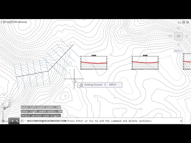 Creating "Quick Cross Sections" in AutoCAD Civil 3D