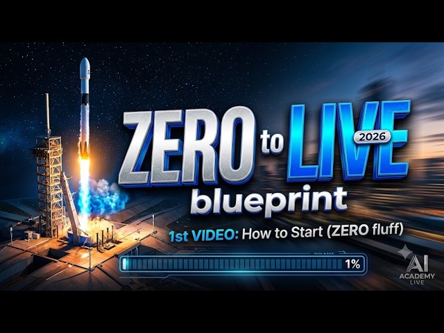 How to Start a YouTube Channel in 2026 (Zero to Live Blueprint)