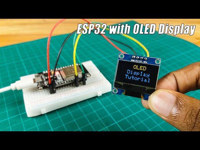 How to Use OLED Displays with ESP32 Boards | ESP32 with OLED display
