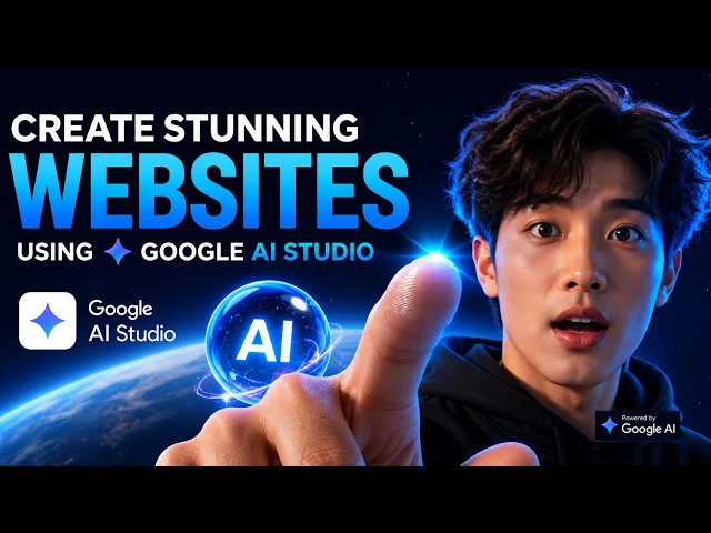 How to create a React website using AI | Vibe coding | Google AI studio | ChatGPT | GSAP