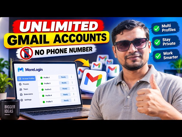 How to Create Unlimited Gmail Accounts Without Phone Number (2026 Method)