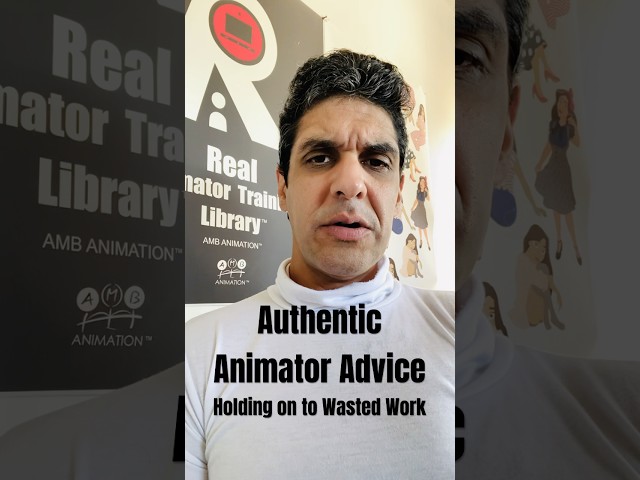 Authentic Animator Advice - Wasted Work Holding You Back? #2danimation #traditionalanimation #2d