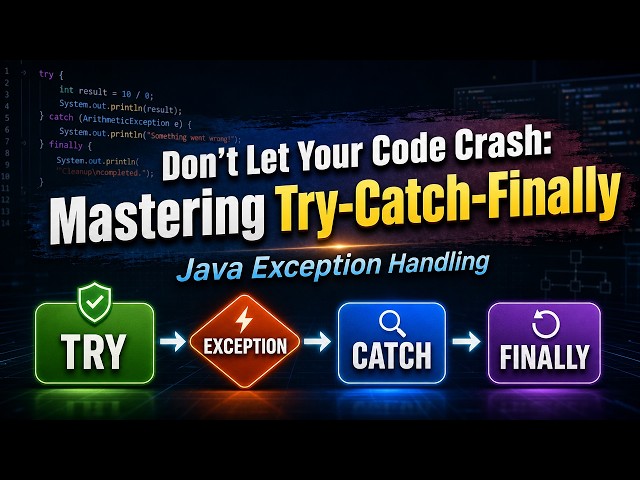 Java Exceptions | Try Catch Finally Tutorial