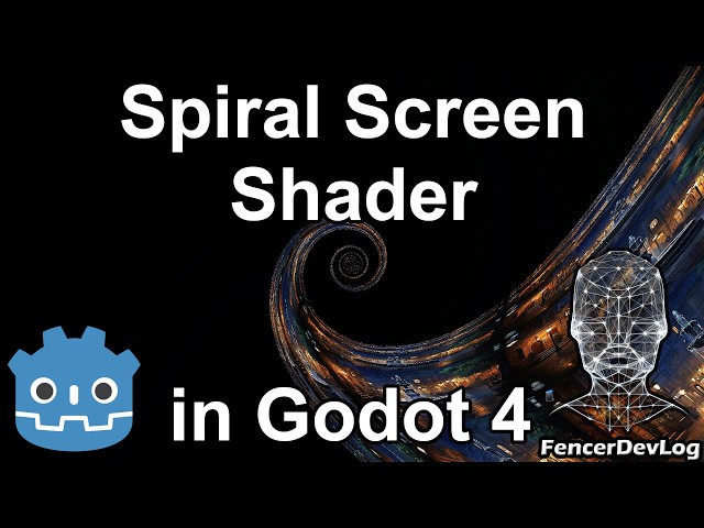 Godot 4: Spiral screen shader (tutorial)