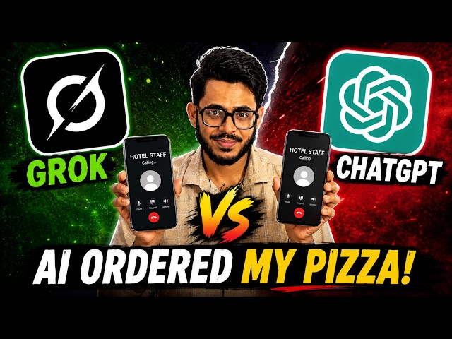I Tried ordering Pizza with Grok & ChatGPT! (You wont believe what happened after that.)